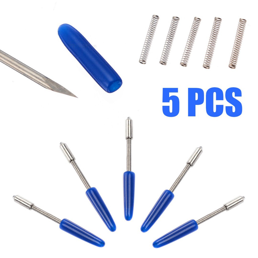 PTPTRATE ★5pcs 30°/45°/60° Blades CB09 Graphtec Blade Holder Set for Vinyl Plotter Cutter