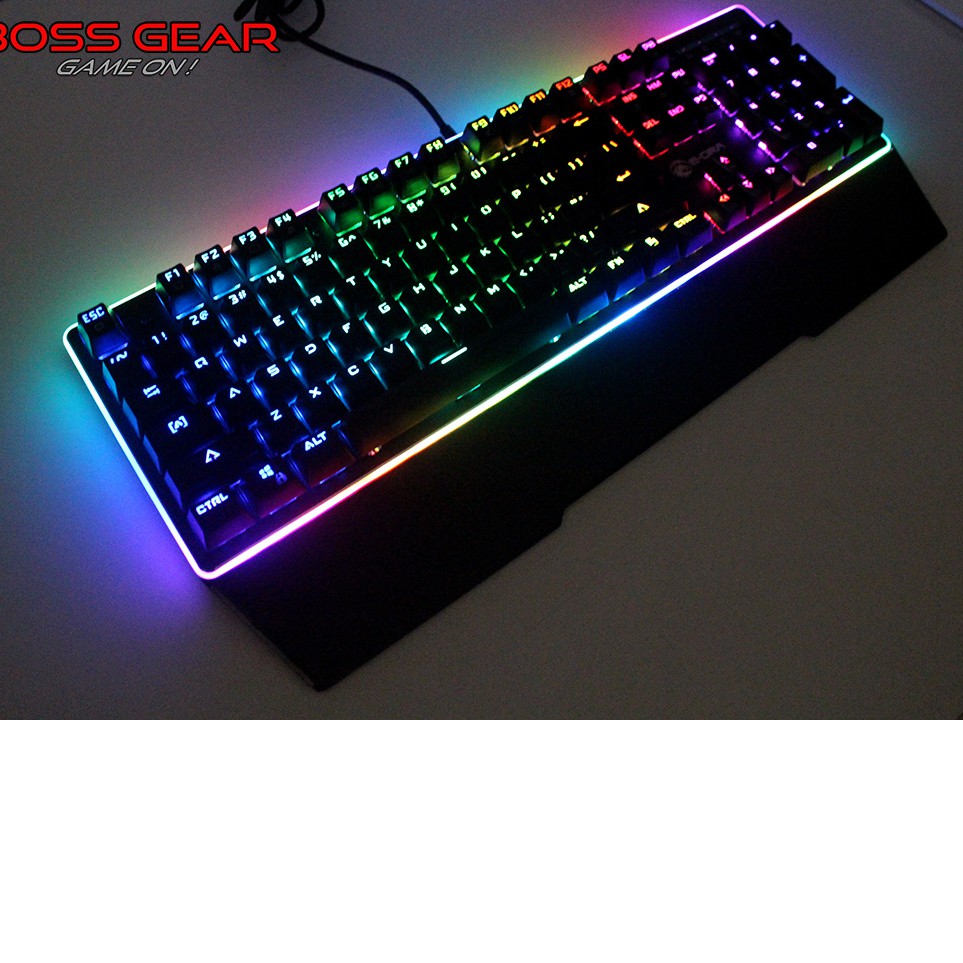 Bàn phím cơ EDRA EK308 RGB ( Switch quang chống nướcLED RGBBH 2 năm )