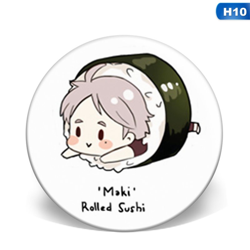 Ghim Cài Áo Hình Nhân Vật Haikyuu Dễ Thương