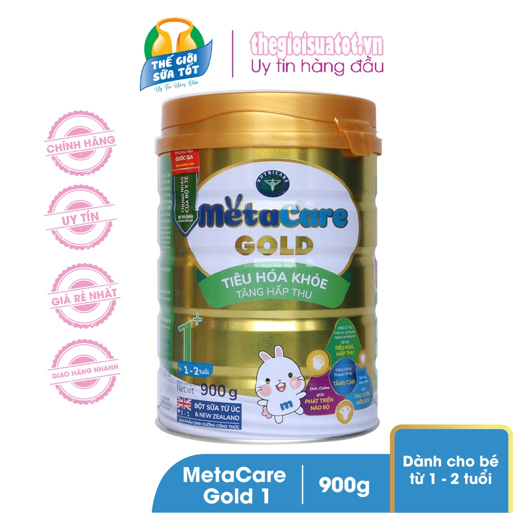 Sữa bột Nutri MetaCare Gold 1+ 900G