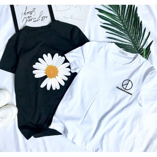 Áo thun peaceminusone logo coup gdragon và hoa cúc 7 màu