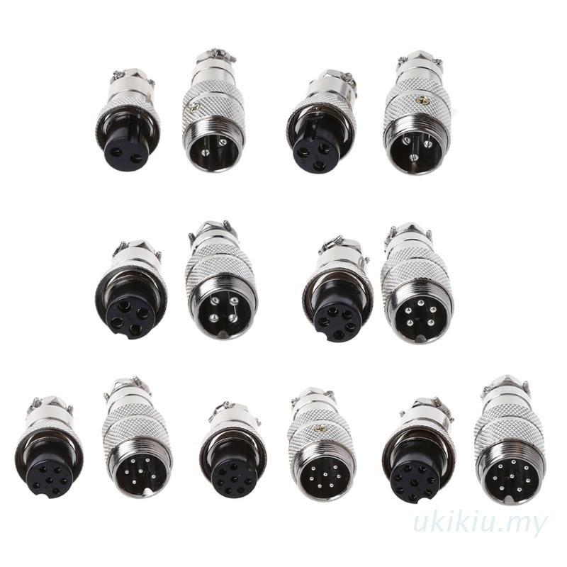 Đầu Kết Nối Ouki Gx16 2 / 3 / 4 / 5 / 6 / 7 / 8 Pin