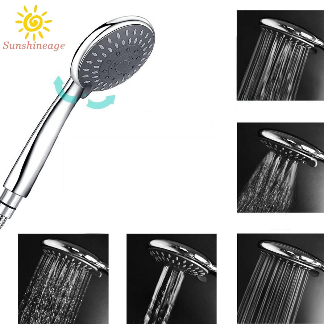 Đầu Vòi Hoa Sen 1 / 2 &quot;5 Chế Độ Điều Chỉnh Được Bằng Thép Không Gỉ