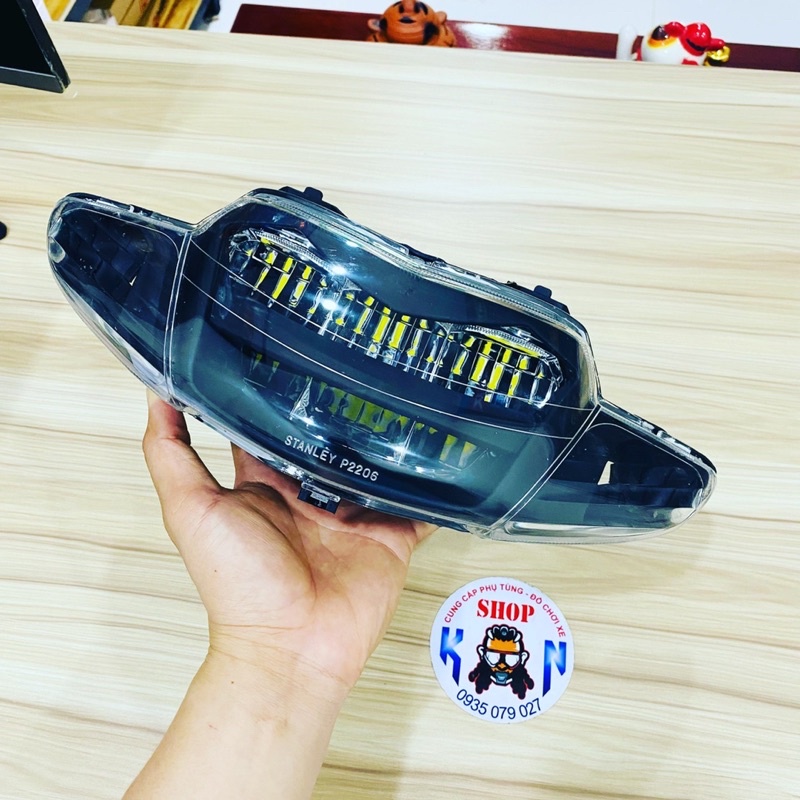 ✅Đầu đèn led 2 tầng dành cho xe WAVE nhỏ