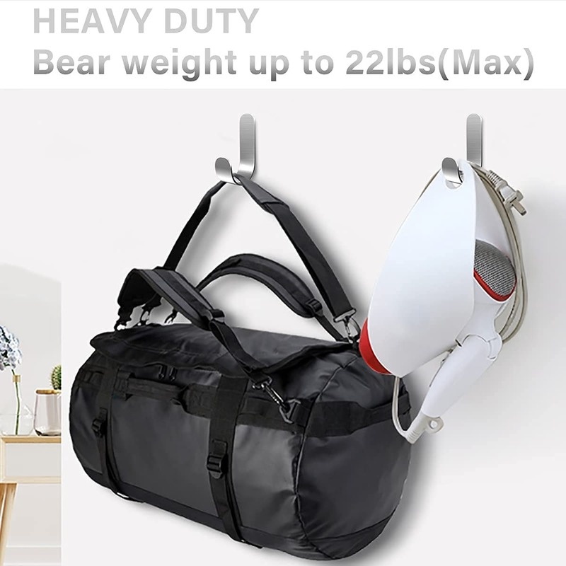 Móc Treo Đồ Hình Chữ J Bằng Thép Không Gỉ Chống Thấm Nước Thiết Kế Đơn Giản Hiện Đại