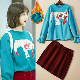 [CÓ SẴN -Có Ảnh Thật] Set áo váy ulzzang