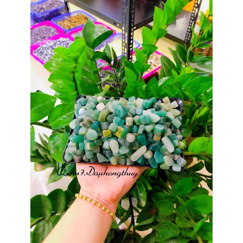 Vụn Đá Thach Anh Xanh Aventurine