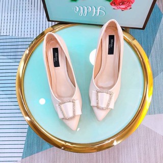giày nữ cao gót 5p, mũi bít .