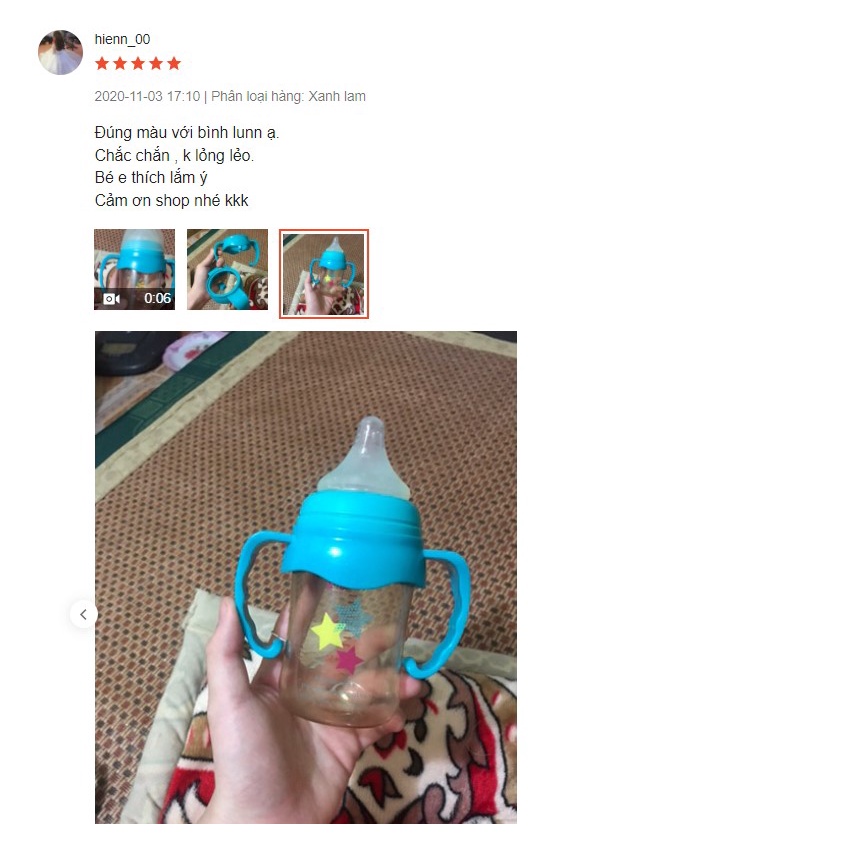 Tay cầm bình sữa Pigeon cổ rộng nội địa bình sữa Lansinoh Momma