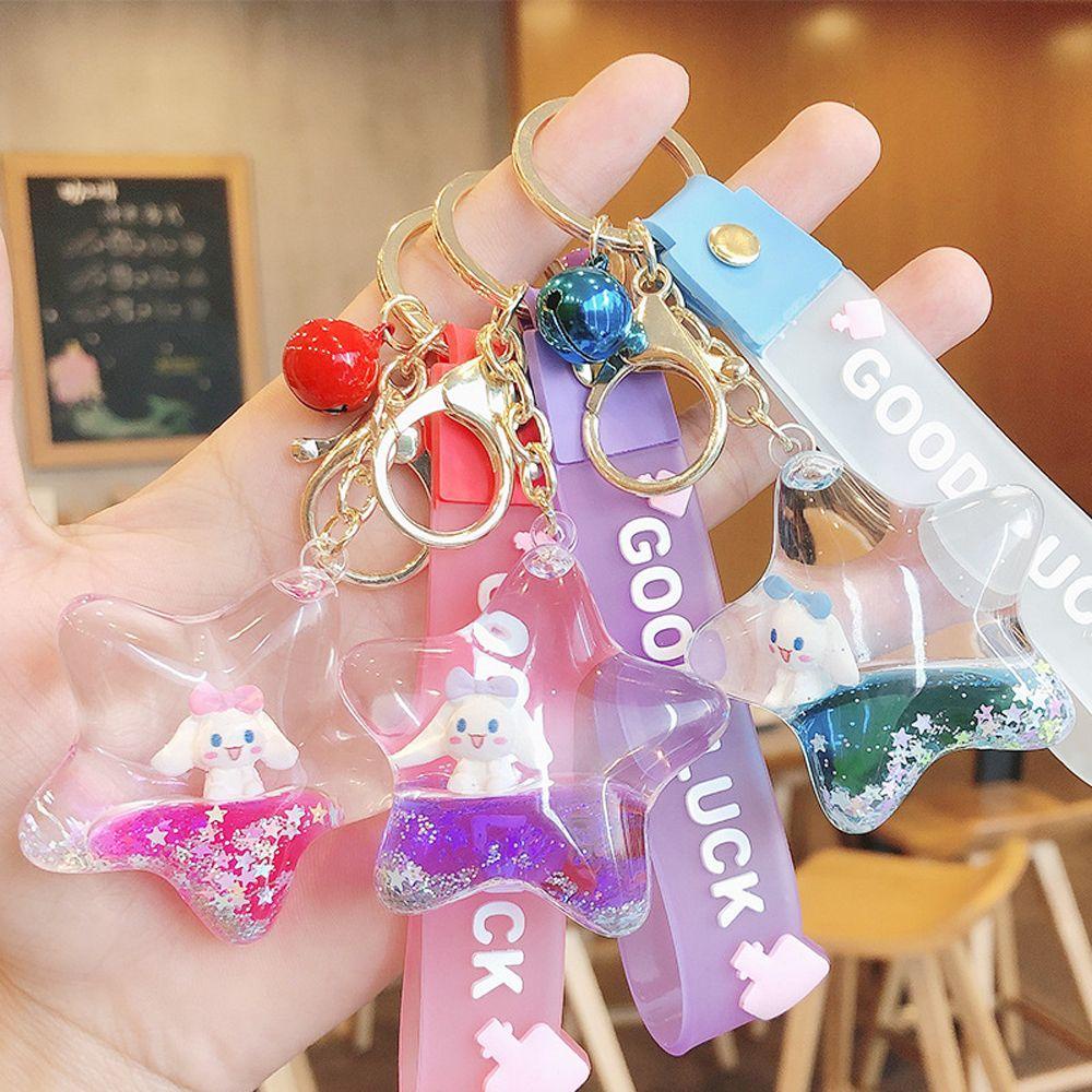 Móc Khóa Acrylic Hình Chú Chó Dầu Phong Cách Hàn Quốc Cho Nam Nữ