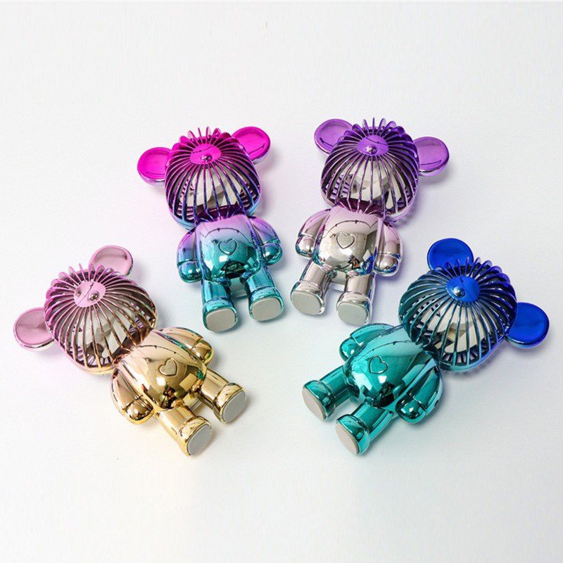 Gấu Bearbrick Mini Cầm Tay Dễ Thương Decor Bàn Học, Bàn Làm Việc