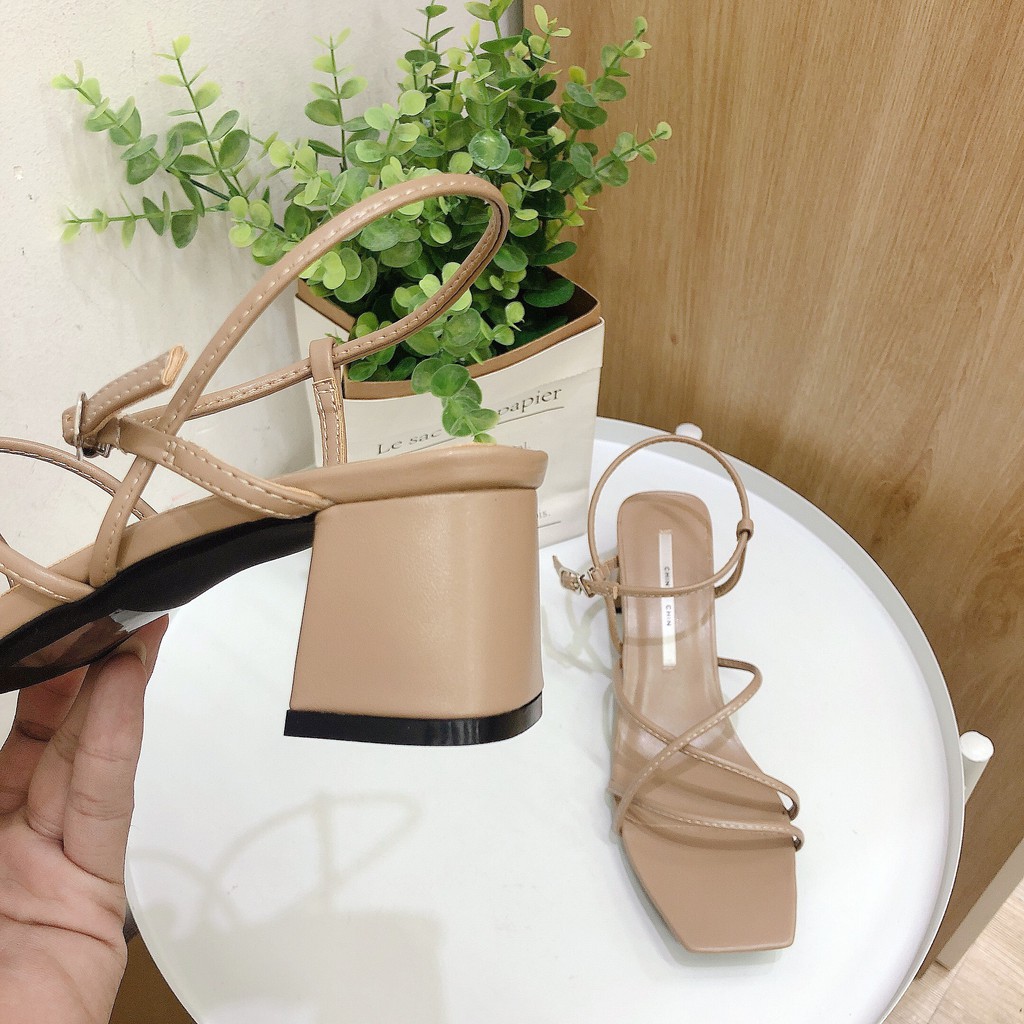 GIÀY SANDAL NỮ CHIN CHIN DÂY MẢNH CHÉO 6P