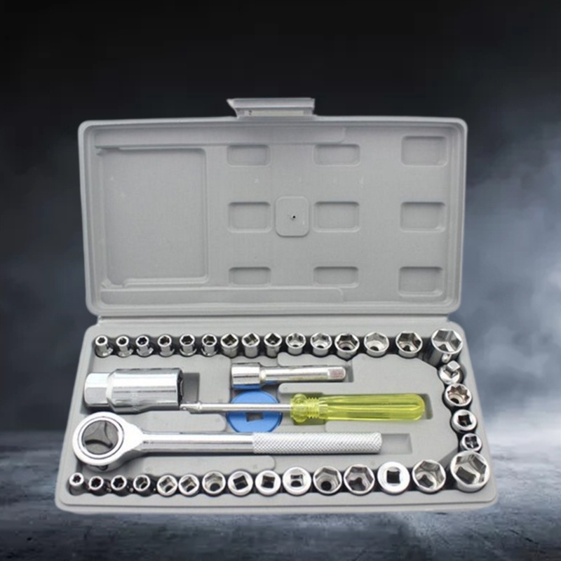 Bộ Cờ Lê 40 Món 1 / 4 '' Chuyên Dụng Cho Sửa Chữa Xe Mô Tô