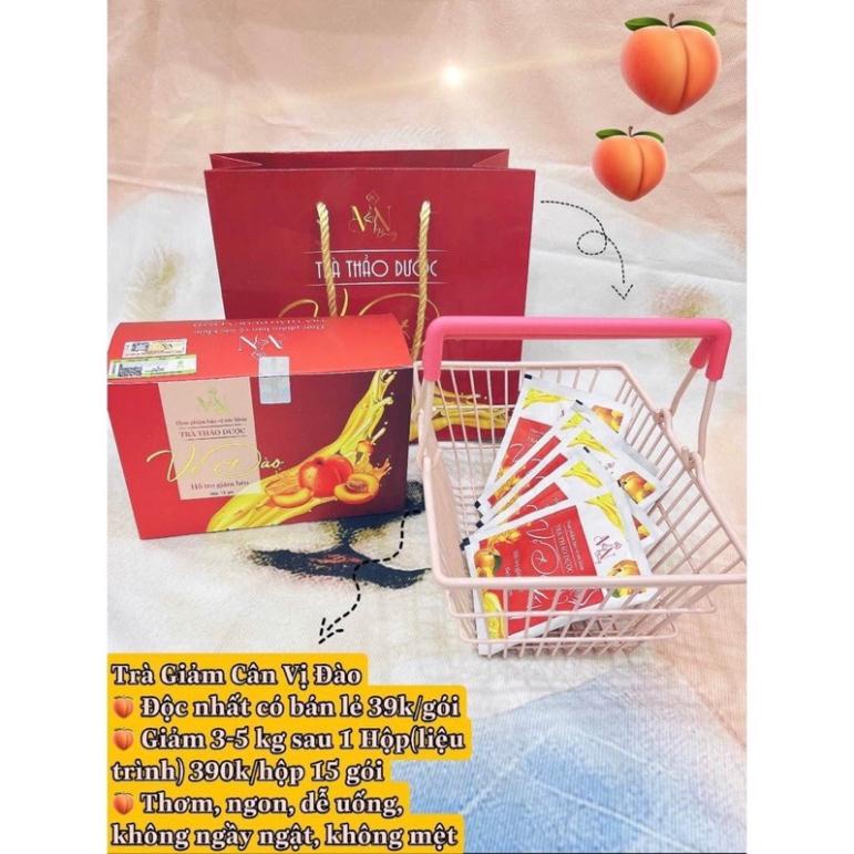 Trà giảm cân vị đào thơm dễ uống - giảm cân an toàn Đông Anh  HÀNG CHÍNH HÃNG