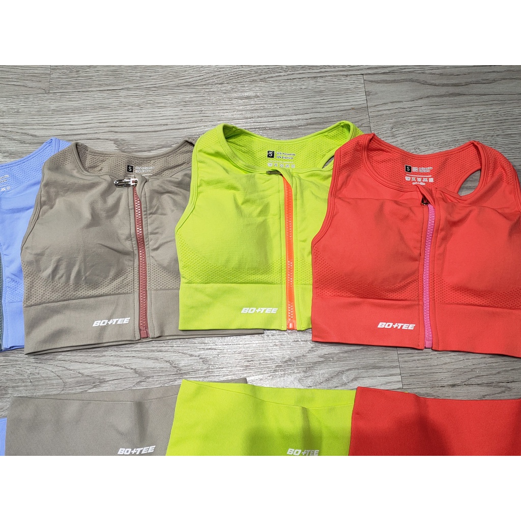 Set bộ đùi thể thao tập gym yoga nữ dệt kim cao cấp áo bra kèm mút quần đùi cạp cao chun mông Bin Sport BN059