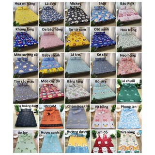 Bộ ga gối cotton poly nhiều hình ngộ nghĩnh