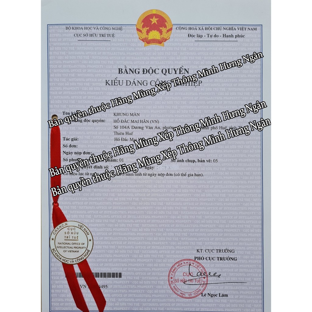 Mùng Xếp Thông Minh Hưng Ngân (loại 1mx2m) xanh dương