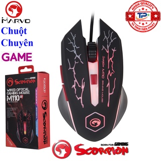 Chuột chuyên game 6d marvo m110 đèn led nhiều màu cổng usb - 2000 dpi