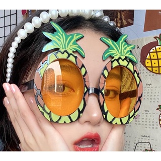 Quả dứa Hình dạng bên bãi biển Kính hoa quả Prom Kính vui nhộn