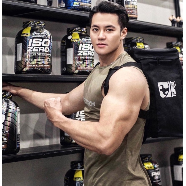 TÚI GYM DU LỊCH - SANG TRỌNG SÀNH ĐIỆU, NHIỀU MÀU SẮC, ĐA CHỨC NĂNG, 25X45 CM - LOGO MUSCLETECH + TCSPORTFOOD