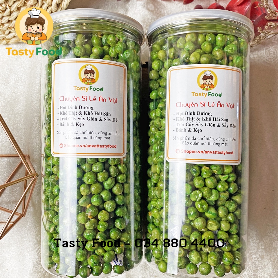 450G Đậu Hà Lan Tỏi Ớt Tatsy Food | Hàng chất thượng hạng | HOÀN ĐỔI 100% nếu không như mô tả