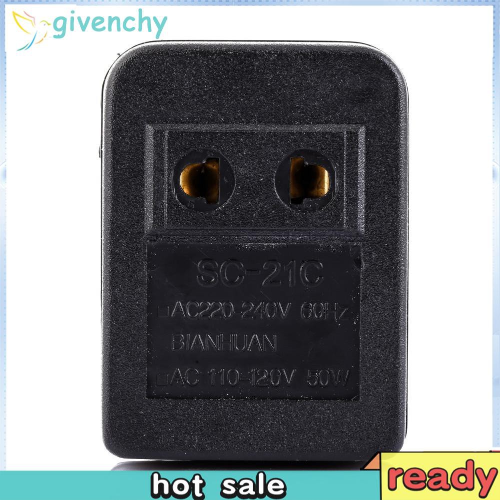 Phích Cắm Chuyển Đổi Nguồn Điện 50w 220v Sang 110v