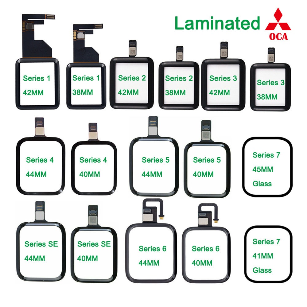 Màn Hình Cảm Ứng Thay Thế Cho Apple Watch series SE 1 2 3 4 5 6 7 38mm 42mm 40mm 44mm