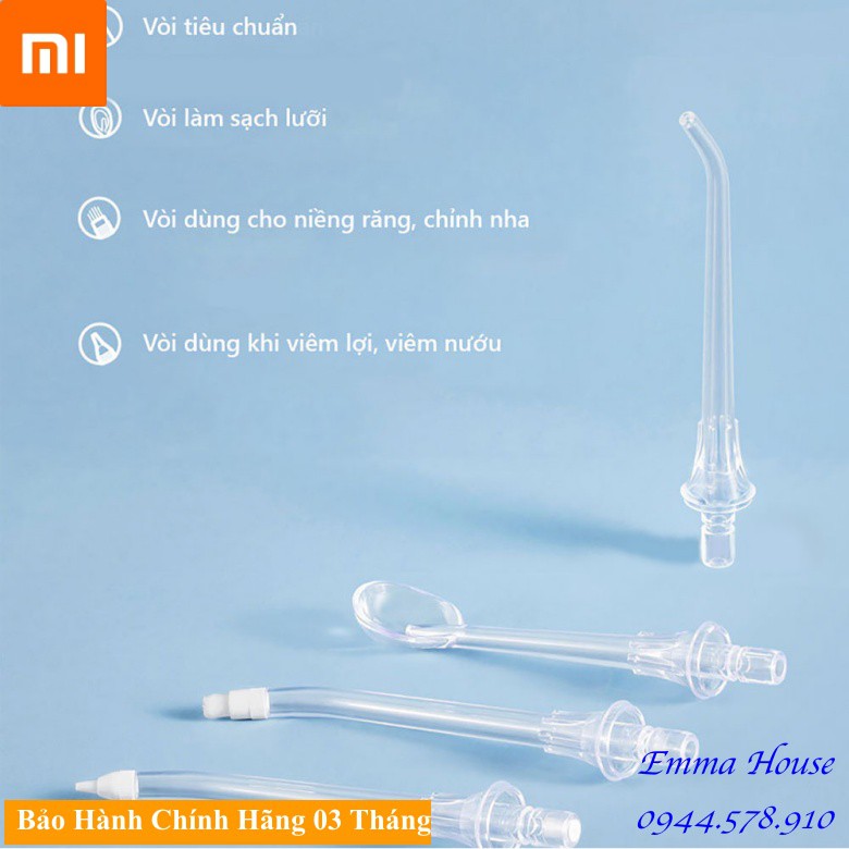 Máy tăm nước Xiaomi Mijia Flosser - BẢO HÀNH CHÍNH HÃNG 01 Tháng