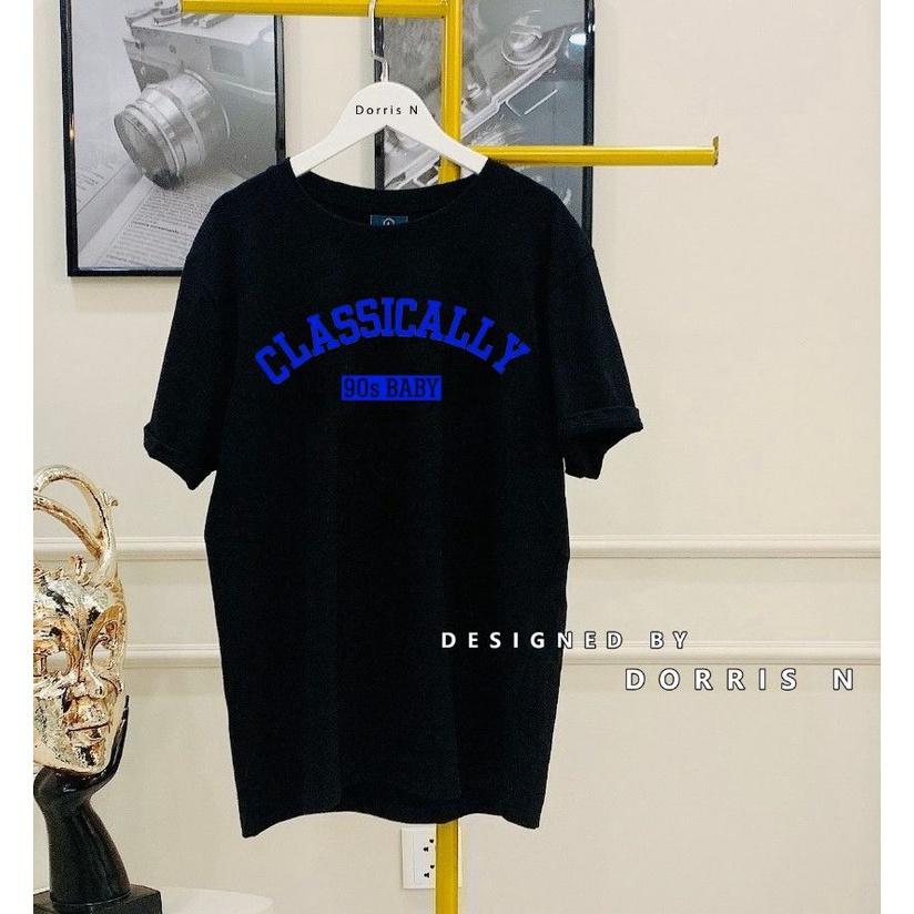 Áo phông thiết kế nhiều màu CLASSICALLY vải cotton 100% thoáng mát