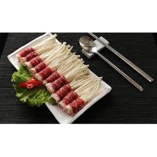 BÒ CUỘN NẤM KIM CHÂM