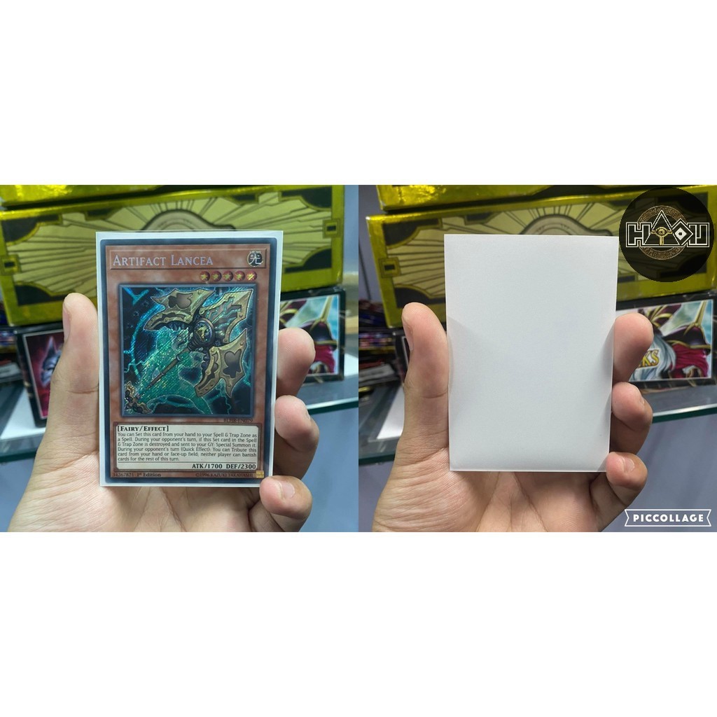 [Phụ Kiện Yu-Gi-Oh] Sleeves Bọc Bài Yugioh 60 cái Size 6.2 x 8.9 cm - Chuẩn Chính Hãng