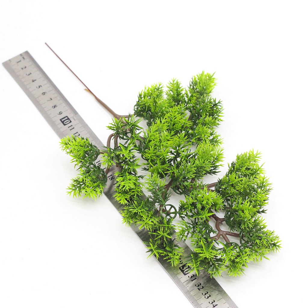 Mô hình lá Tùng bách  - Tráng trí gỗ, lũa bonsai tuyệt đẹp - Hàng chất lượng cao, màu tự nhiên.