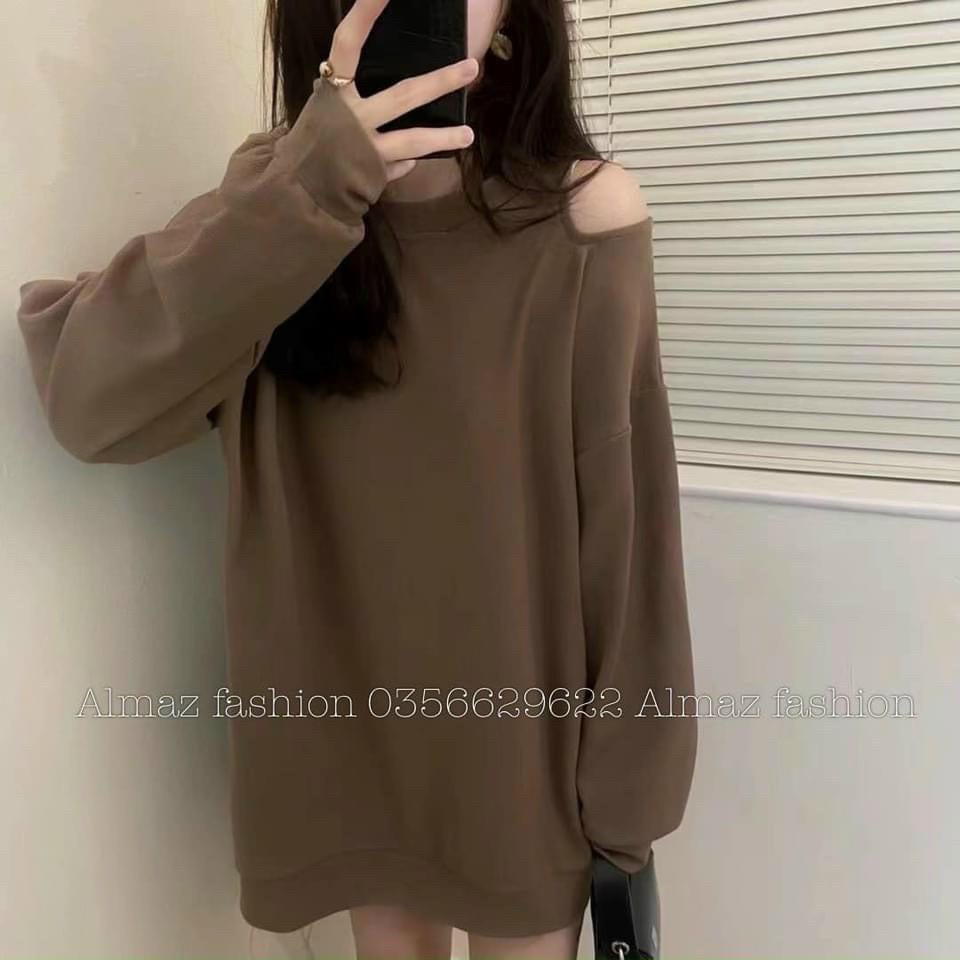 ÁO VÁY LEN KHOÉT VAI HÀN QUỐC CHẤT ZIP DÀY DẶN XINH XẮN / VÁY LEN HỞ VAI