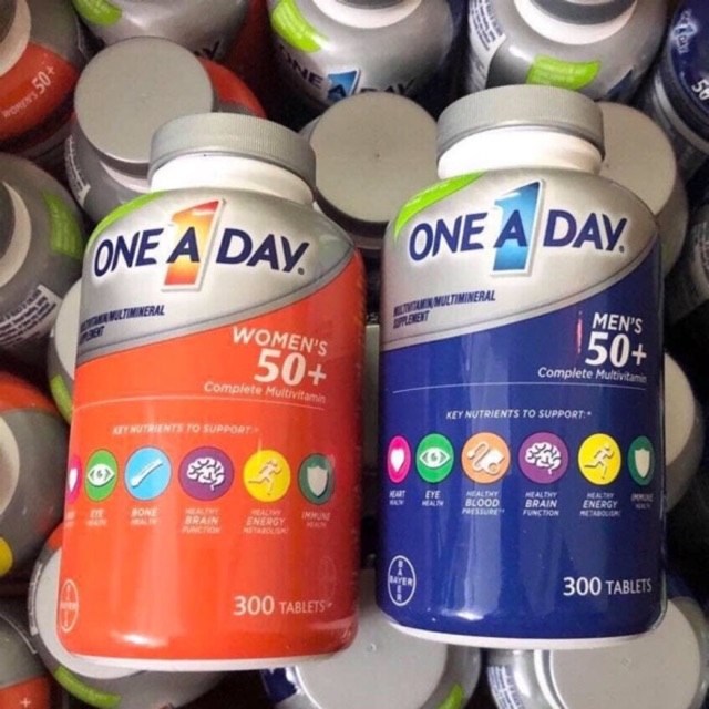 [DATE 2022]One A Day Men 50+ & Women 50+ Multivitamin