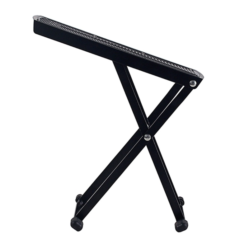 Ghế Đẩu Để Chân Có Thể Điều Chỉnh Độ Cao Màu Đen Cho Đàn Guitar Cổ Điển