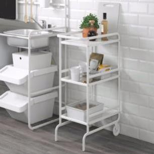 Xe đẩy 3 tầng SUNNERSTA ikea chính hãng ( có sẵn)