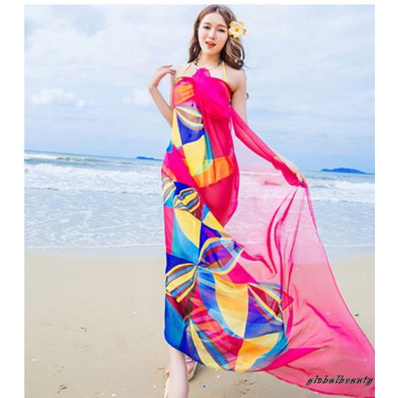 Khăn chiffon choàng ngoài bikini thời trang cho nữ | BigBuy360 - bigbuy360.vn