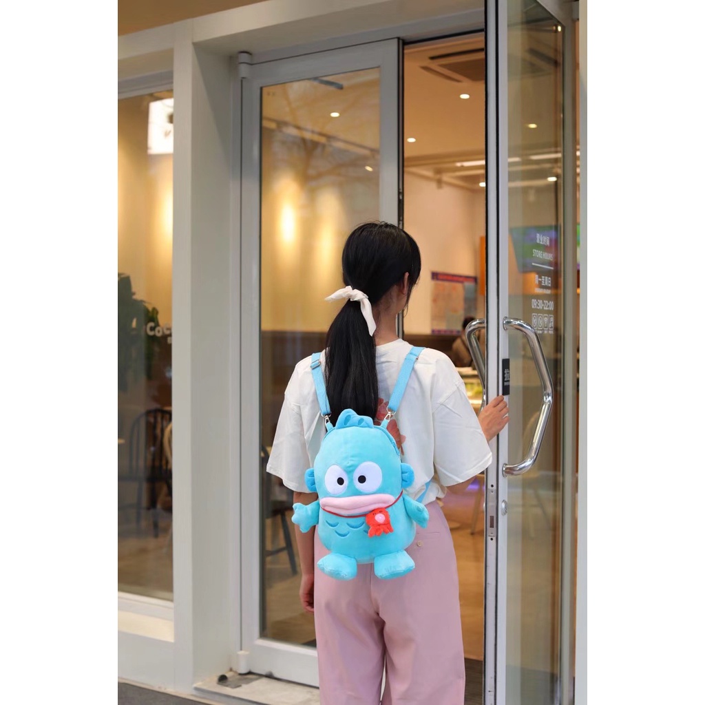 Ellen Sanrio Ba Lô Đeo Vai Đa Năng Hình Hello Kitty Mymelody Kuromi Nhồi Bông Dễ Thương Cho Học Sinh