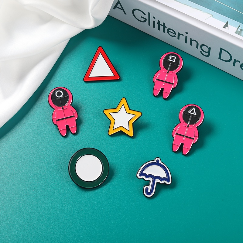 Huy hiệu cài áo QIHE JEWELRY phong cách phim truyền và TV hình trang trí trang phục/ làm quà tặng bạn bè