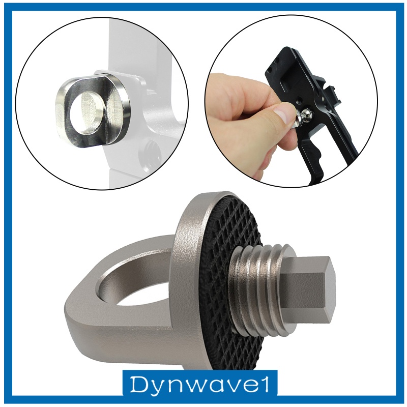 [DYNWAVE1] 1/4 Inch Camera Rig Screw Tripod D-Ring Stainless Steel For Shoulder Sling