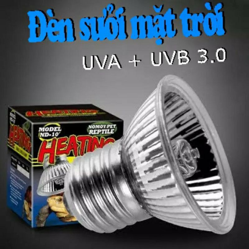Đèn sưởi UVA UVB 3.0 cho rùa và bò sát vào ban ngày Nomoy chính hãng | Vietpetgardenhcm