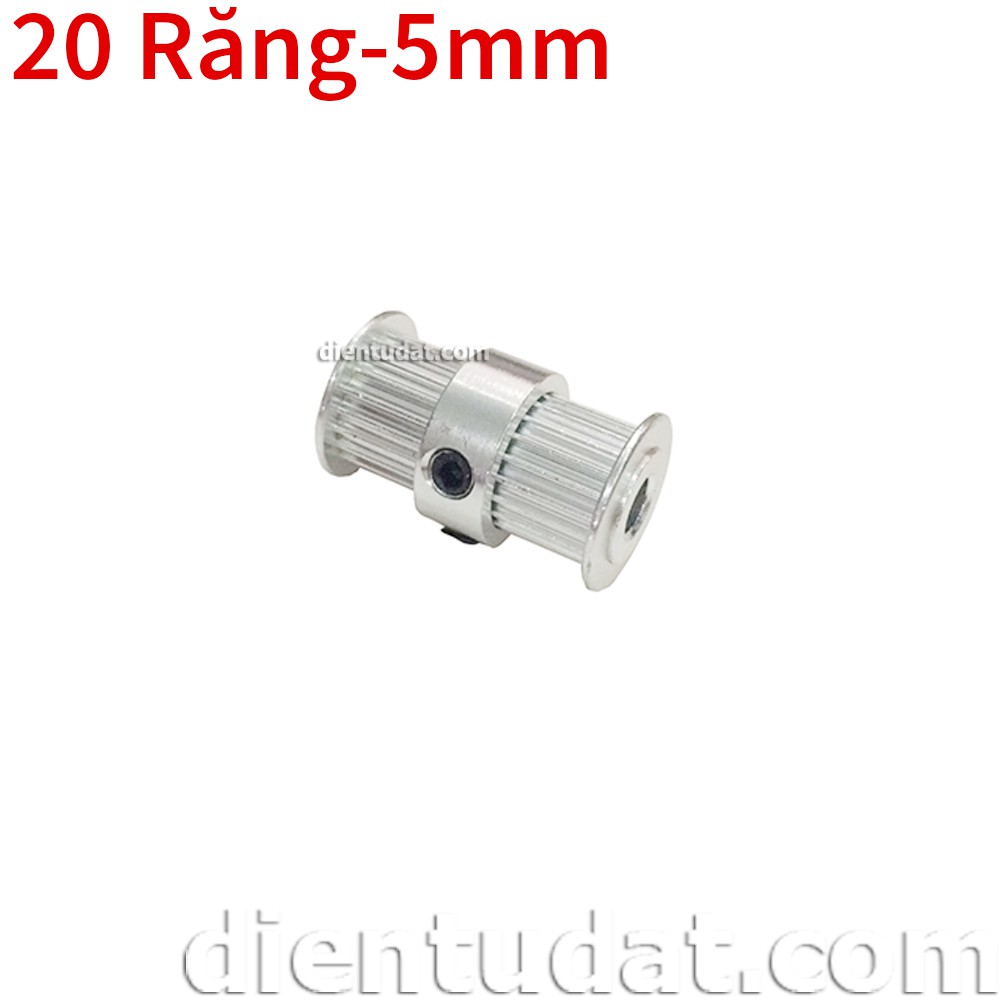 Bánh Răng Đôi Motor Pulley GT2 - 20 Răng 5mm