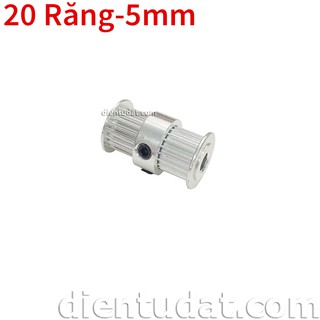 Bánh Răng Đôi Motor Pulley GT2 - 20 Răng 5mm