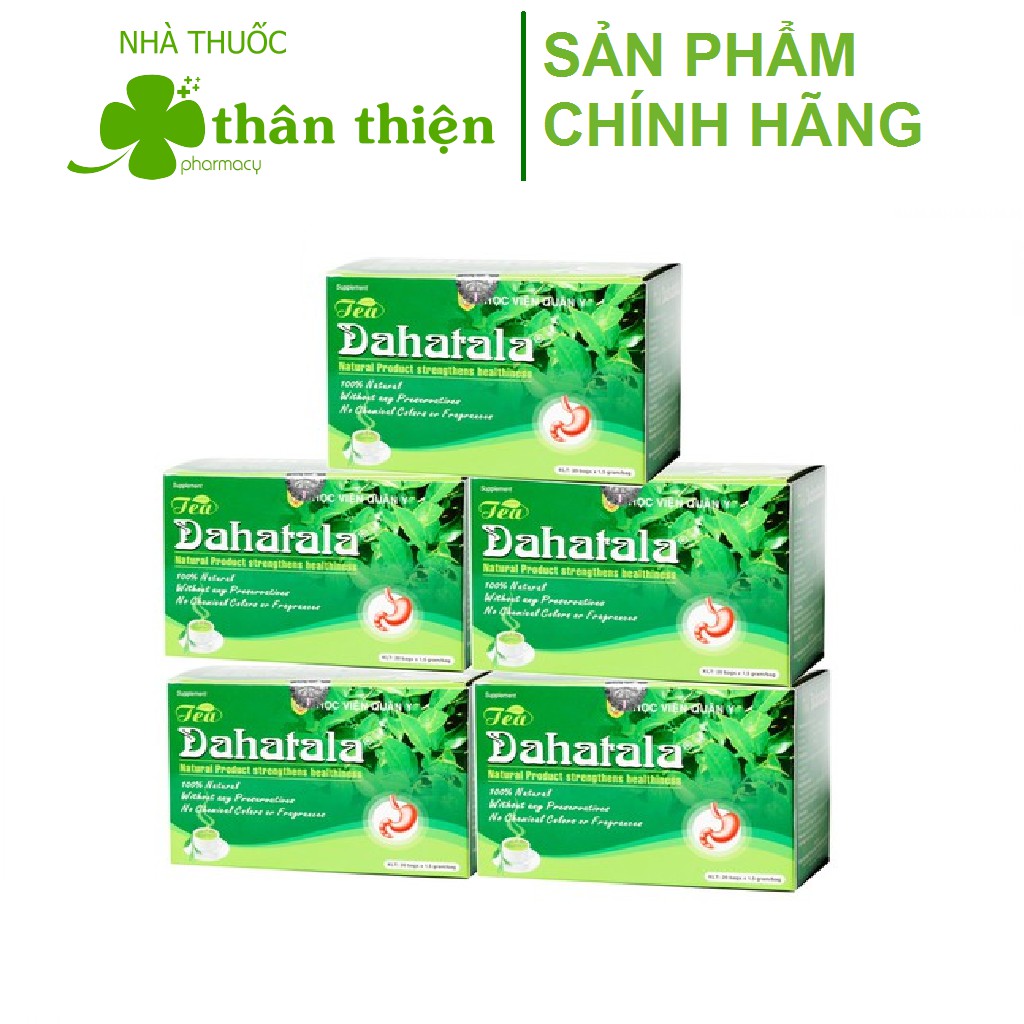 Trà thảo mộc Dahatala HVQY – Hỗ trợ thanh nhiệt, giúp tiêu hóa tốt, giảm đau dạ dày (20 gói)