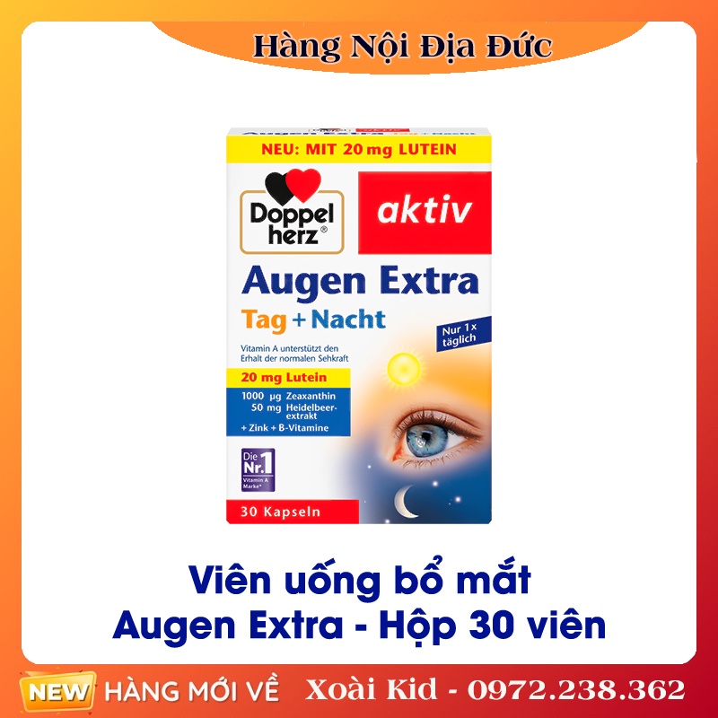 Bộ vitamin tổng hợp Doppelherz của Đức - DATE MỚI ĐỦ BILL