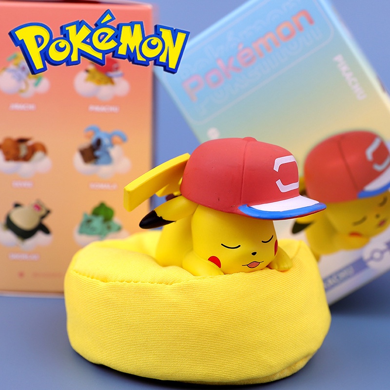 Mô hình Pokemon kiểu dáng nằm ngủ điệu đà dễ thương bao gồm hộp đựng nguyên seal