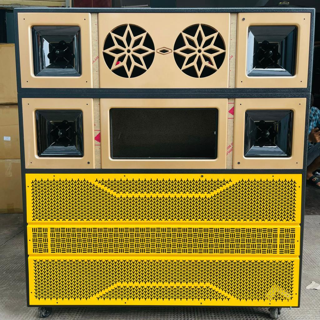 VỎ THÙNG LOA KÉO 4 BASS 40 4 TREBLE 2 TRUNG 16 NẮP GẬP LÊN XUỐNG CAO CẤP - 432VIETNAM