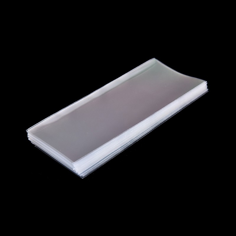 Bộ 100 túi nhựa trong suốt bảo vệ tiền giấy 8.5x17.5cm