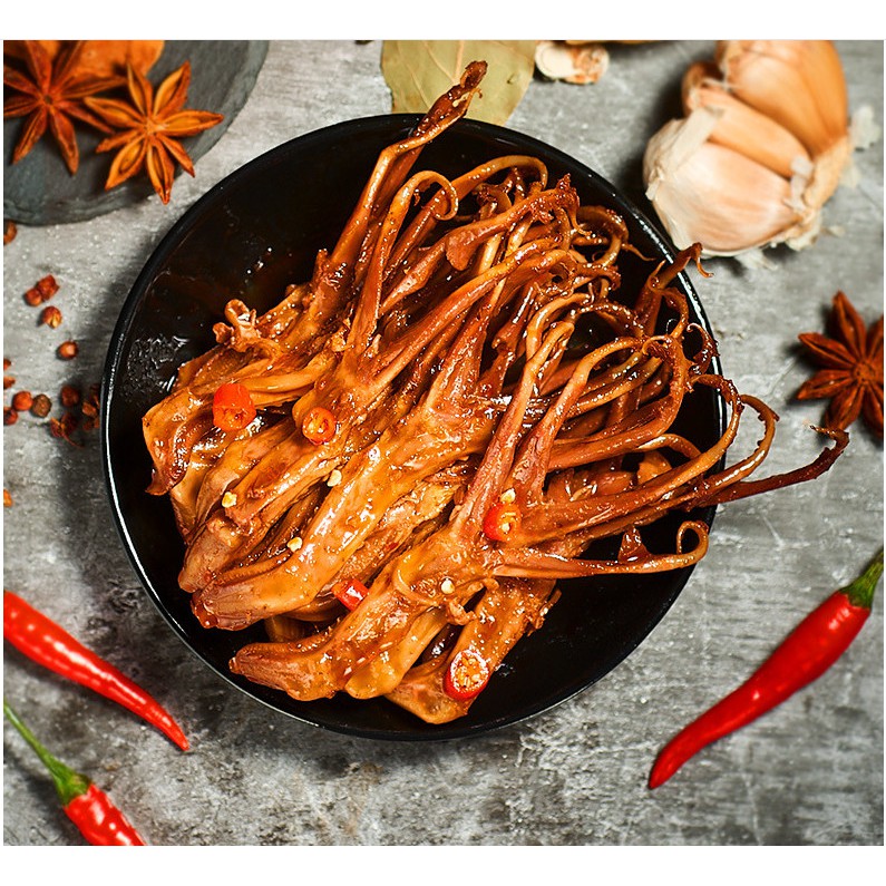 Lưỡi Vịt Cay Tứ Xuyên Ăn Liền  1 gói 13gr có 1 hoặc 2 lưỡi ❤️FREESHIP❤️ Đồ ăn vặt Sài Gòn vừa ngon vừa rẻ | Dacheng Food | BigBuy360 - bigbuy360.vn