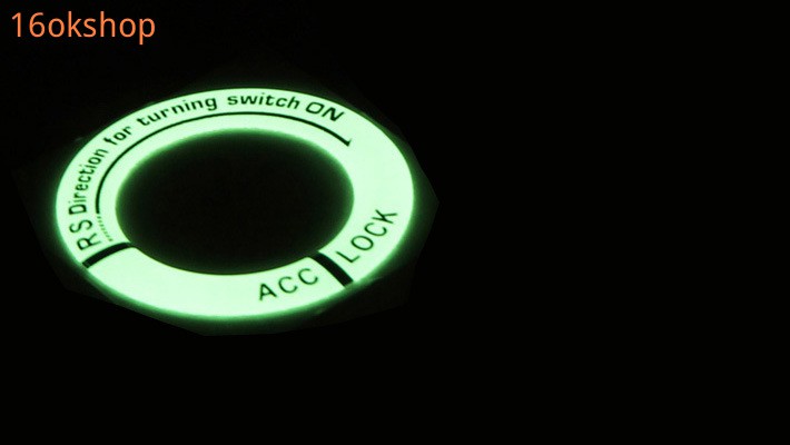 Miếng dán phát quang dán trang trí ổ khóa xe hơi độc đáo